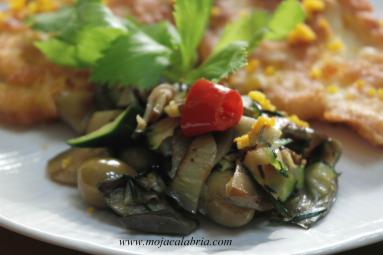 Zdjęcie - Salatka "minestro " z grilowanych warzyw - Przepisy kulinarne ze zdjęciami