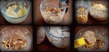 Zdjęcie - Ciastka owsiano-bananowe  z orzechami i czekoladą - Przepisy kulinarne ze zdjęciami