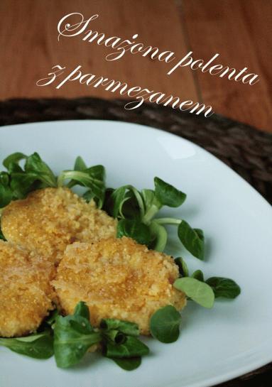 Zdjęcie - Smażona polenta z parmezanem - Przepisy kulinarne ze zdjęciami