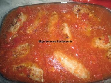 Zdjęcie - Zrazy w sosie pomidorowo-pieczarkowym - Przepisy kulinarne ze zdjęciami