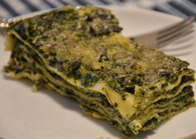 Zdjęcie - Lasagne ze szpinakiem - Przepisy kulinarne ze zdjęciami