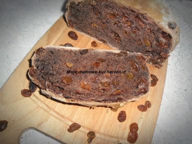 Zdjęcie - Chleb z czekoladą i rodynkami, na zakwasie czyli lutowa piekarnia - Przepisy kulinarne ze zdjęciami