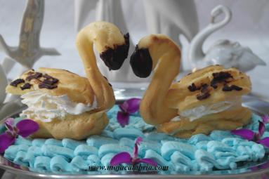 Zdjęcie - "Labedzi spiew"-czyli " wariacje" na temat ciasta parzonego - Przepisy kulinarne ze zdjęciami