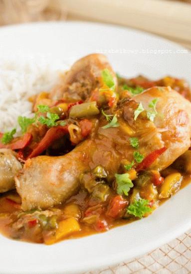 Zdjęcie - Haitańska potrawka z kurczaka - Przepisy kulinarne ze zdjęciami