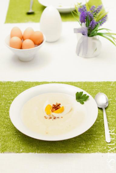 Zdjęcie - Zupa chrzanowa - Przepisy kulinarne ze zdjęciami