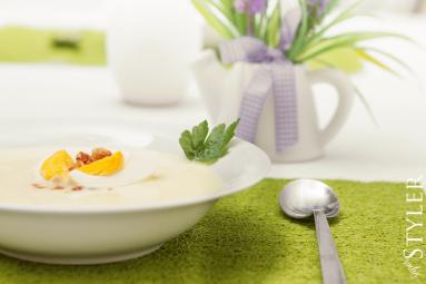 Zdjęcie - Zupa chrzanowa - Przepisy kulinarne ze zdjęciami