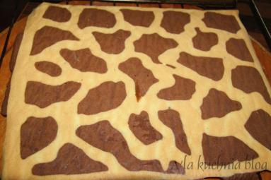 Zdjęcie - Rolada żyrafa –joconde cake - Przepisy kulinarne ze zdjęciami