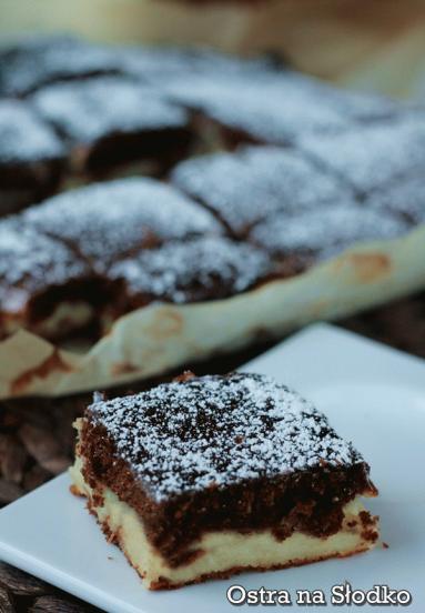 Zdjęcie - Ciasto łaciate czekoladowo – serowe - Przepisy kulinarne ze zdjęciami