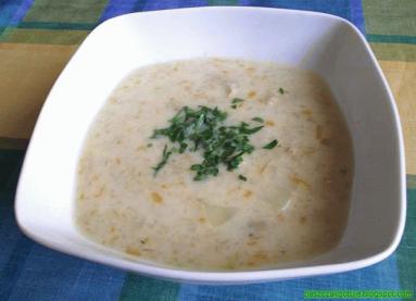 Zdjęcie - Ogórkowa zupa krem - Przepisy kulinarne ze zdjęciami