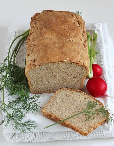 Zdjęcie - Chleb żytni z kaszą jaglaną na zakwasie - Przepisy kulinarne ze zdjęciami
