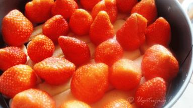 Zdjęcie - Sernik na zimno z truskawkami - Przepisy kulinarne ze zdjęciami