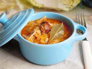 Zdjęcie - Bigos z młodej kapusty / Young cabbage hunter’s stew - Przepisy kulinarne ze zdjęciami