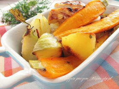 Zdjęcie - Warzywa zapiekane z bazylią i czosnkiem - Przepisy kulinarne ze zdjęciami