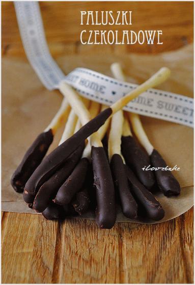 Zdjęcie - Domowe paluszki czekoladowe (pocky) – przepis - Przepisy kulinarne ze zdjęciami