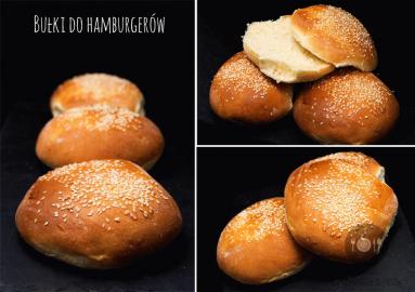 Zdjęcie - Bułki do hamburgerów - Przepisy kulinarne ze zdjęciami