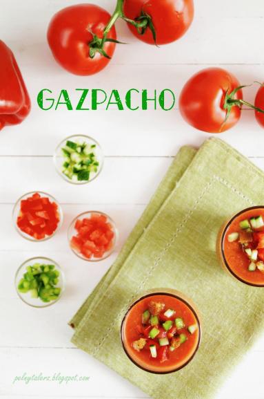 Zdjęcie - Chłodnik andaluzyjski, czyli Gazpacho Andaluz - Przepisy kulinarne ze zdjęciami