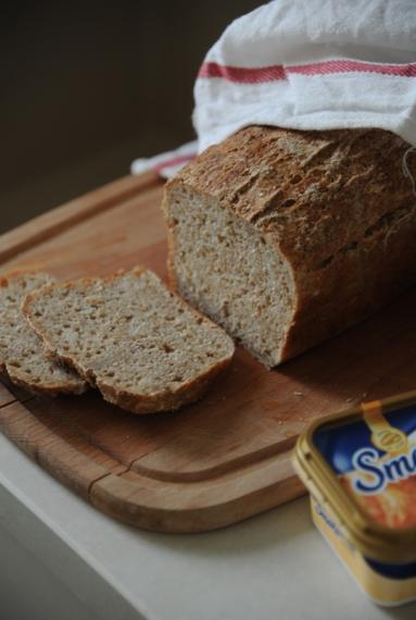 Zdjęcie - Nocny chleb na kefirze - Przepisy kulinarne ze zdjęciami