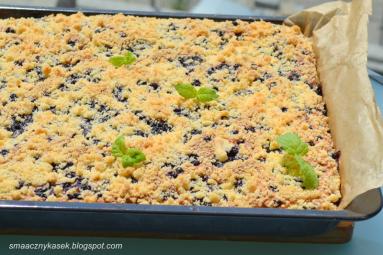 Zdjęcie - Ciasto drożdżowe z jagodami - Przepisy kulinarne ze zdjęciami