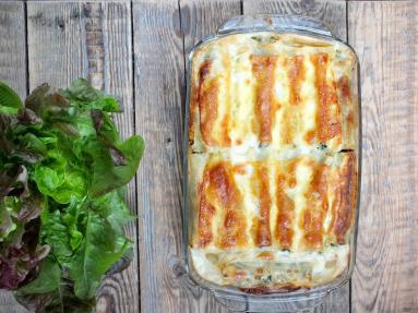 Zdjęcie - cannelloni ze szpinakiem i fetą - Przepisy kulinarne ze zdjęciami