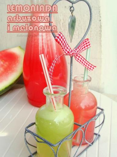 Zdjęcie - Lemoniada arbuzowa i melonowa - Przepisy kulinarne ze zdjęciami