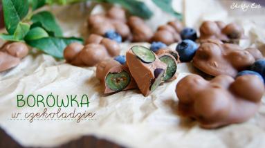 Zdjęcie - Borówki w czekoladzie - Przepisy kulinarne ze zdjęciami