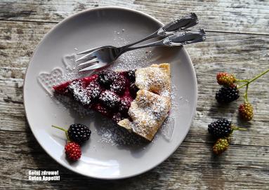 Zdjęcie - Galette - rustykalna tarta z jezynami - Przepisy kulinarne ze zdjęciami