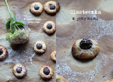 Zdjęcie - Owsiane ciasteczka z jeżynami - Przepisy kulinarne ze zdjęciami