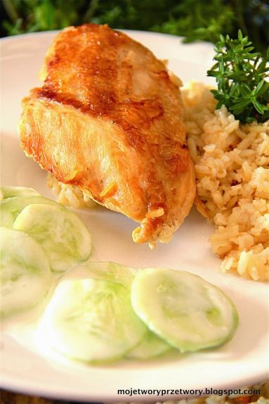 Zdjęcie - Kokosowa pierś kurczaka z chrupiącą skórką - Przepisy kulinarne ze zdjęciami