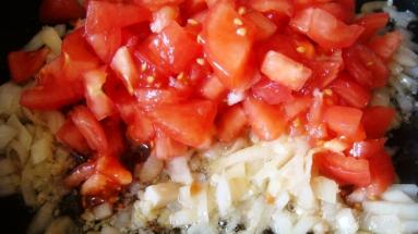 Zdjęcie - Pasta z bakłażana i pomidorów - Przepisy kulinarne ze zdjęciami
