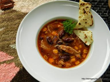 Zdjęcie - Ostra zupa z kurczakiem w meksykńskim stylu - Przepisy kulinarne ze zdjęciami