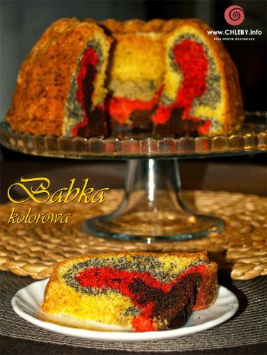 Zdjęcie: Babka kolorowa Zdjęcie - Babka kolorowa - Przepisy kulinarne ze zdjęciami