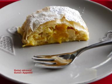 Zdjęcie - Mango-Apfel Strudel z ciasta filo - Przepisy kulinarne ze zdjęciami