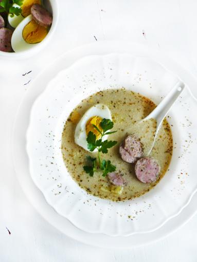 Zdjęcie - Wielkanocna zupa chrzanowa - Przepisy kulinarne ze zdjęciami
