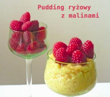 Zdjęcie - Śniadanie do łóżka #9: Pudding ryżowy z malinami - Przepisy kulinarne ze zdjęciami