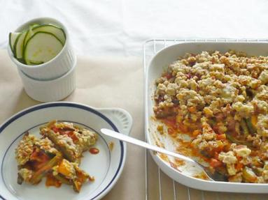 Zdjęcie - Crumble z warzywami - Przepisy kulinarne ze zdjęciami