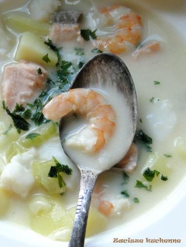 Zdjęcie - Chowder - zupa rybna - Przepisy kulinarne ze zdjęciami