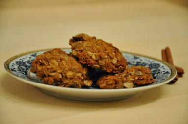 Zdjęcie - Zdrowe ciasteczka owsiane z żurawiną i kokosem - Przepisy kulinarne ze zdjęciami