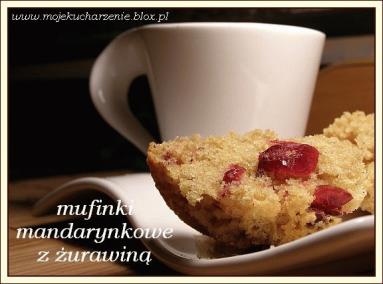 ZdjÄcie - Mufinki mandarynkowe z Å¼urawinÄ…  - Przepisy kulinarne ze zdjÄciami
