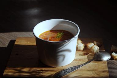 Zdjęcie - rozgrzewająco – zupa krem pomarańczowa - Przepisy kulinarne ze zdjęciami