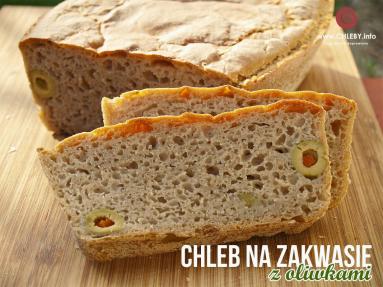 Zdjęcie: Chleb na zakwasie z oliwkami Zdjęcie - Chleb na zakwasie z oliwkami - Przepisy kulinarne ze zdjęciami