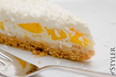 Zdjęcie - Łatwe i lekkie ciasto z mango bez pieczenia - Przepisy kulinarne ze zdjęciami