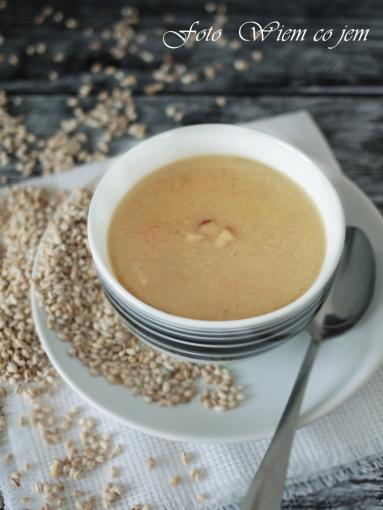 Zdjęcie - Zupa grzybowa z pęczakiem na gęsinie - Przepisy kulinarne ze zdjęciami