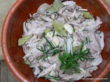 Zdjęcie - Przekąska z królika - Antipasto di coniglio - Przepisy kulinarne ze zdjęciami