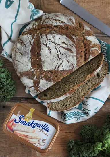 Zdjęcie - Chleb jarmużowy na zakwasie - Przepisy kulinarne ze zdjęciami