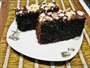 Zdjęcie - Walentynkowe  łatwe ciasto czekoladowe - Przepisy kulinarne ze zdjęciami