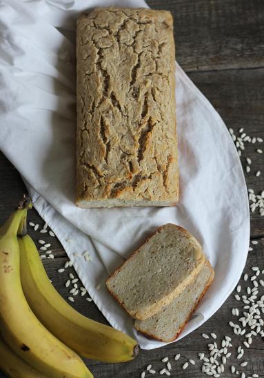 Zdjęcie - Ryżowo-bananowy chleb bezglutenowy - Przepisy kulinarne ze zdjęciami