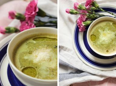 Zdjęcie - Krem brokułowy z parmezanem - Przepisy kulinarne ze zdjęciami