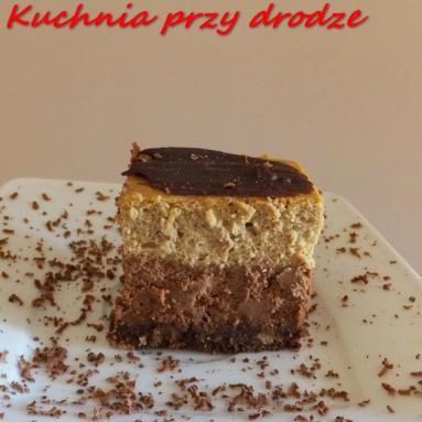 Zdjęcie - Sernik czekoladowo - kawowy - Przepisy kulinarne ze zdjęciami