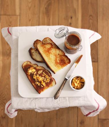 Zdjęcie - Śniadanie do łóżka #175: Krem krówkowy - Przepisy kulinarne ze zdjęciami
