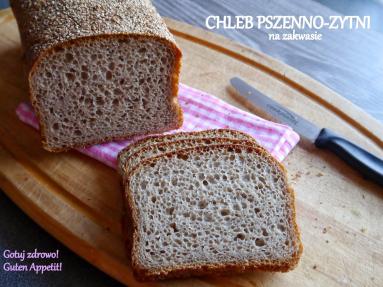 Zdjęcie - Chleb pszenno - żytni na zakwasie - Tatterowiec - Przepisy kulinarne ze zdjęciami